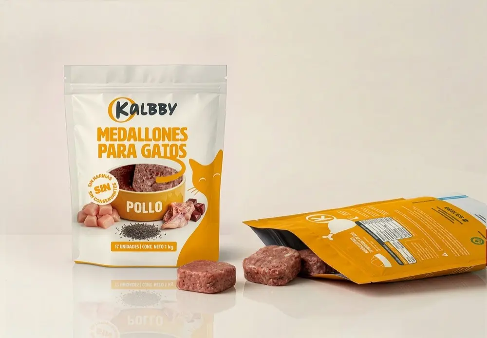 Kalbby Pollo para gatos