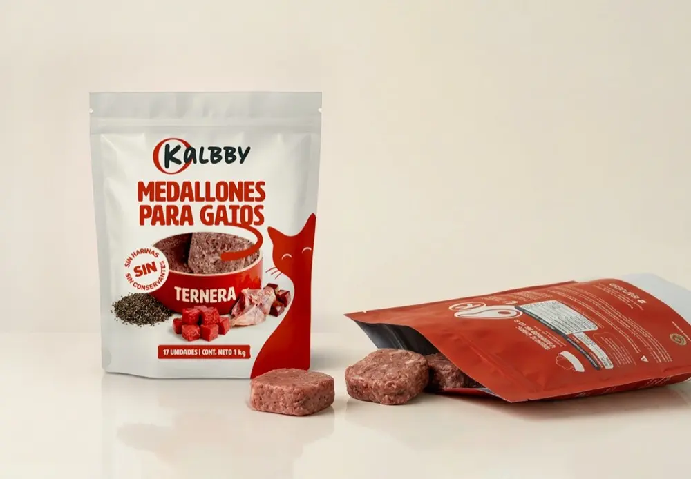 Kalbby Ternera para gatos