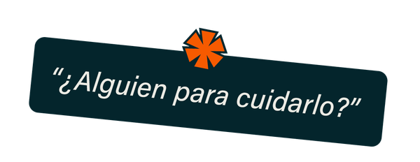 “¿Alguien para cuidarlo?”