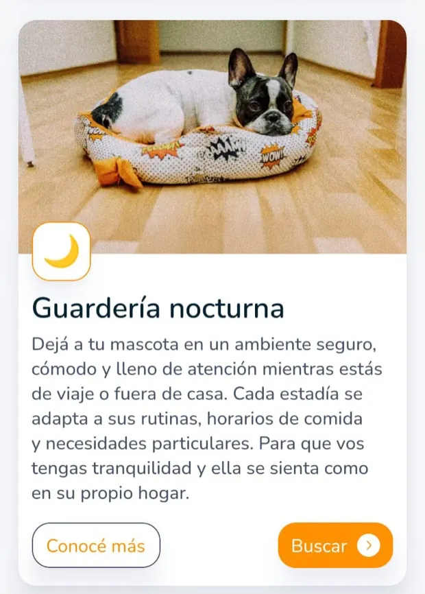 Ficha de Guardería nocturna
