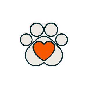 Huella con corazón